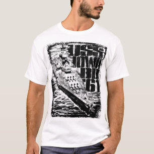 Battleship Iowa Men's Basic T-Shirt
