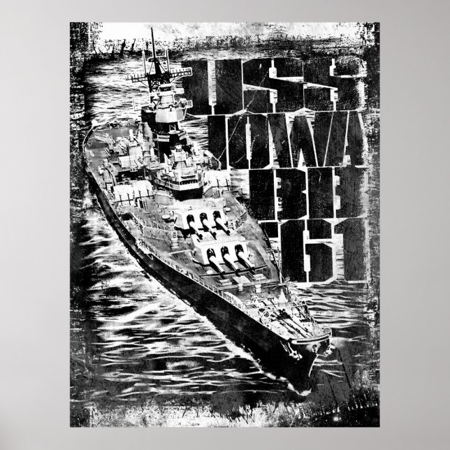 Battleship Iowa poster (Front)