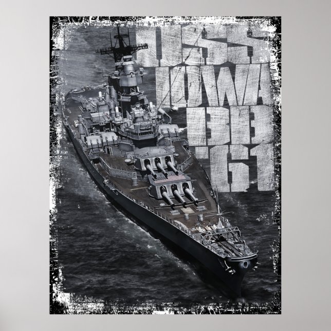 Battleship Iowa poster (Front)