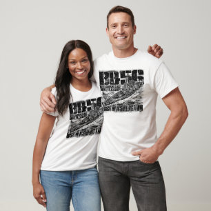 Battleship Washington American Apparel Fine Jerse T-Shirt