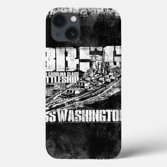 Battleship Washington iPad Mini Cases (Back)
