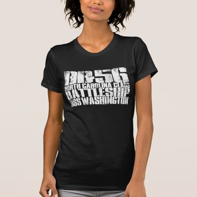 Battleship Washington Tee Shirt (Front)