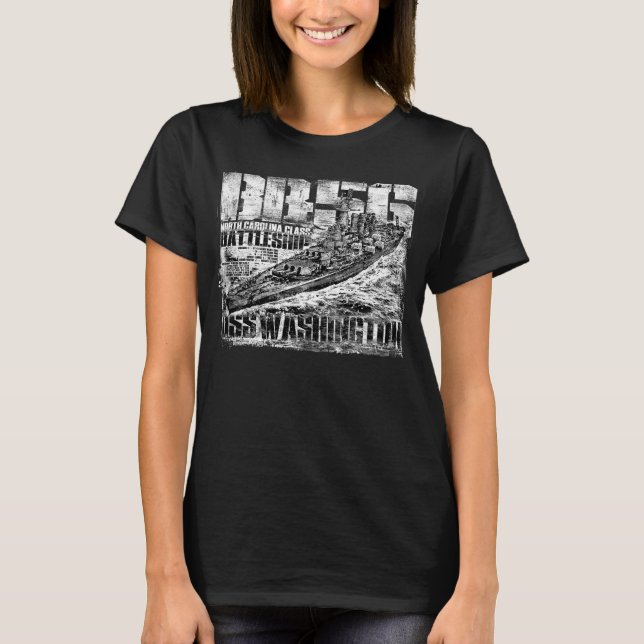 Battleship Washington Tee Shirt (Front)