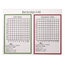 Battleships On Paper Game