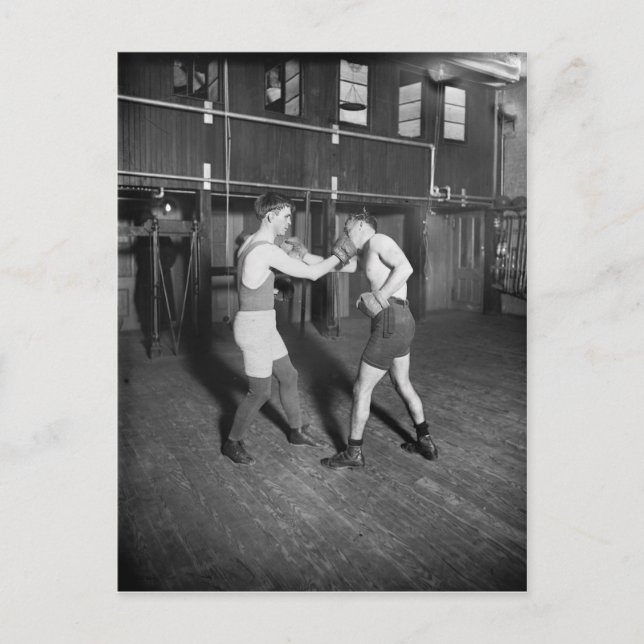 Battling Nelson aka The Durable Dane, 1920s Postcard (Front)