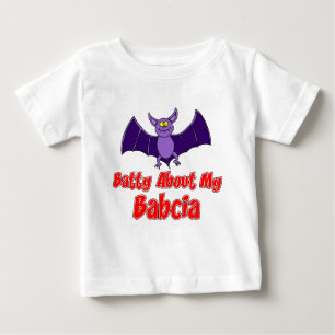 Batty About My Babcia Baby T-Shirt