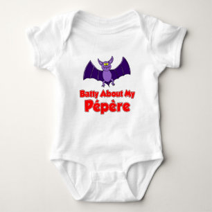 Batty About My Pepere Baby Bodysuit