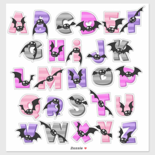 BATTY ALPHABET (Sheet)