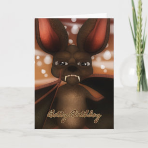 Batty Birthday — Birthday Card With Bat
