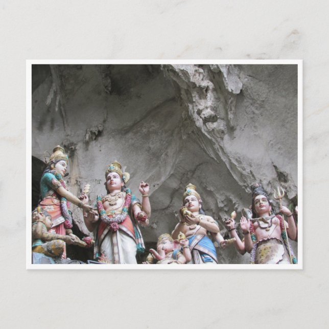 batu caves deities postcard (Front)