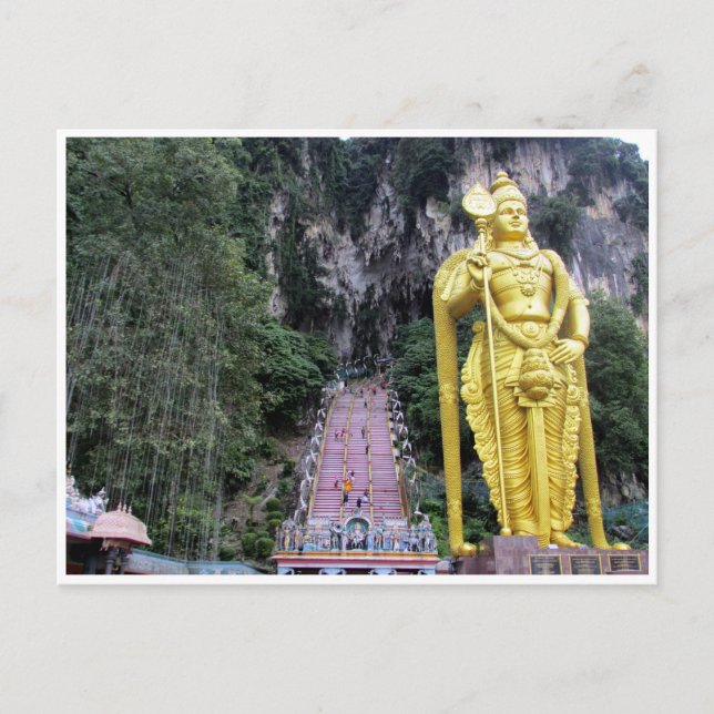 batu caves statue postcard (Front)