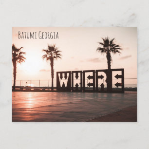 Batumi city Georgia Postcard