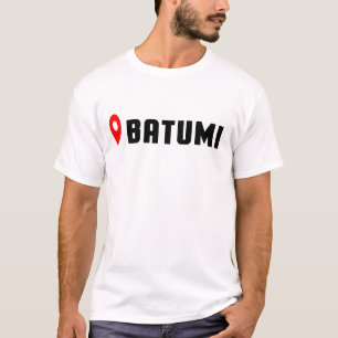 Batumi Georgia, Batumi destination, Batumi map pin T-Shirt