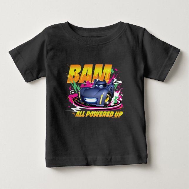 Batwheels™ Bam - All Powered Up Baby T-Shirt (Front)