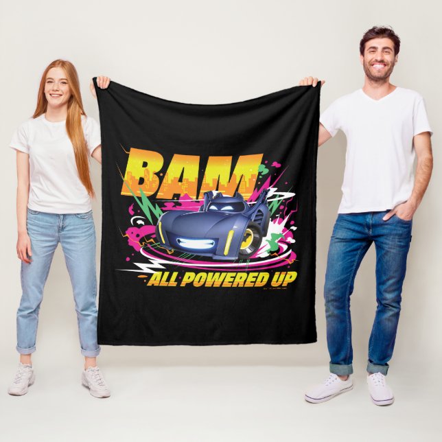 Batwheels™ Bam - All Powered Up Fleece Blanket (In Situ)