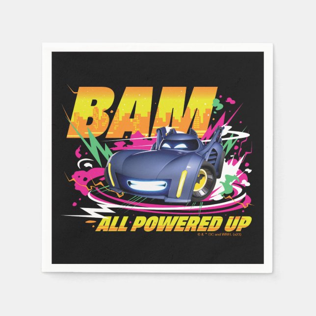 Batwheels™ Bam - All Powered Up Napkin (Front)