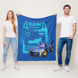 Batwheels™ Bam - The Batmobile Fleece Blanket