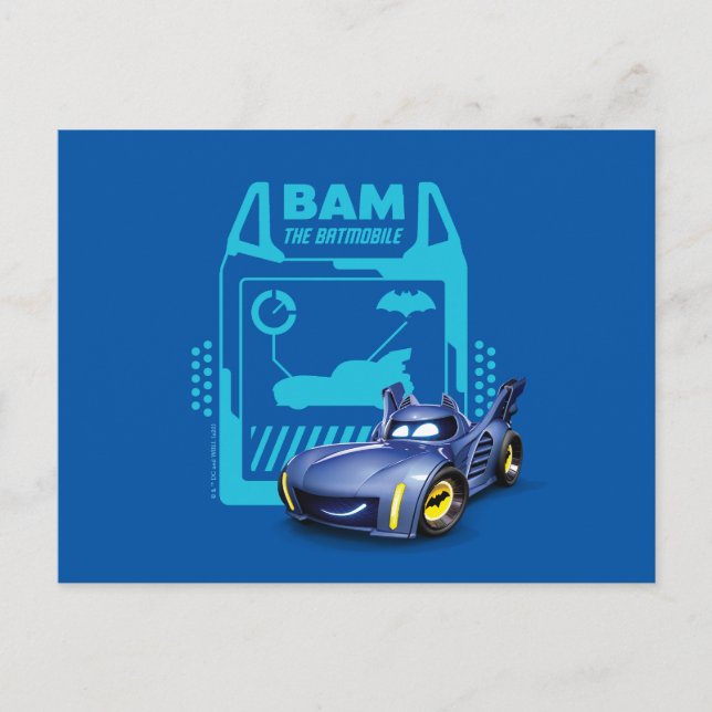 Batwheels™ Bam - The Batmobile Postcard (Front)