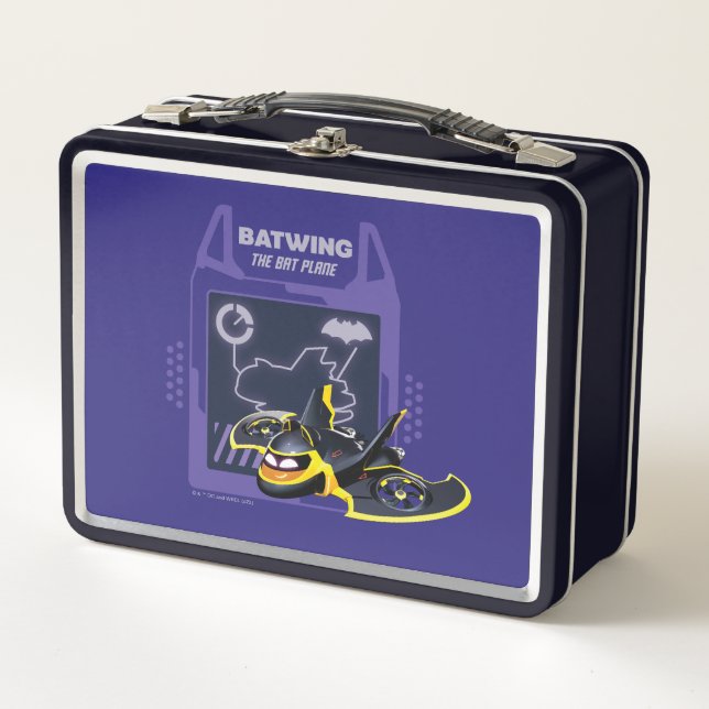 Batwheels™ Batwing - The Bat Plane Metal Lunch Box (Front)