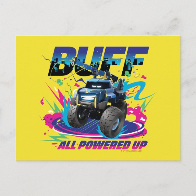 Batwheels™ Buff - All Powered Up Postcard (Front)