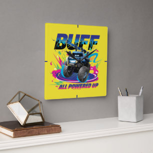 Batwheels™ Buff - All Powered Up Square Wall Clock
