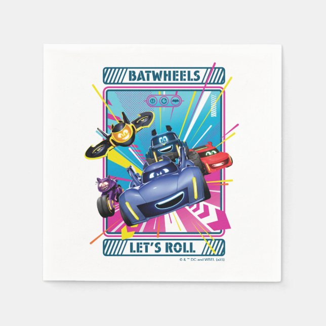 Batwheels™ - Let's Roll Napkin (Front)