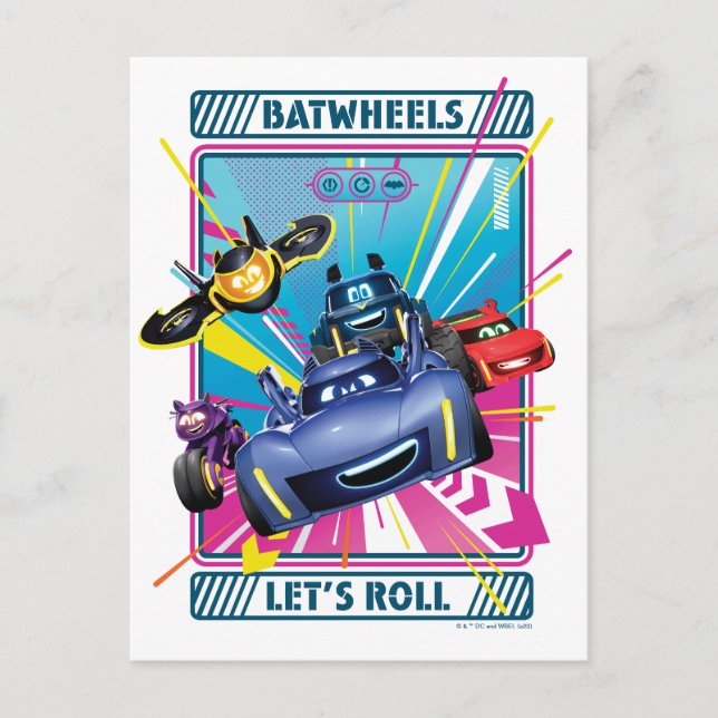 Batwheels™ - Let's Roll Postcard (Front)