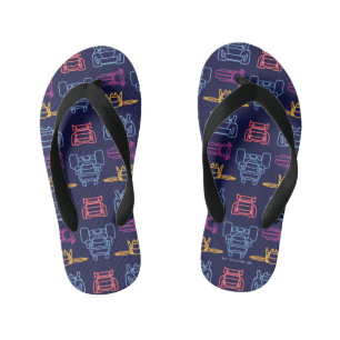 Batwheels™ Neon Outline Pattern Kid's Thongs