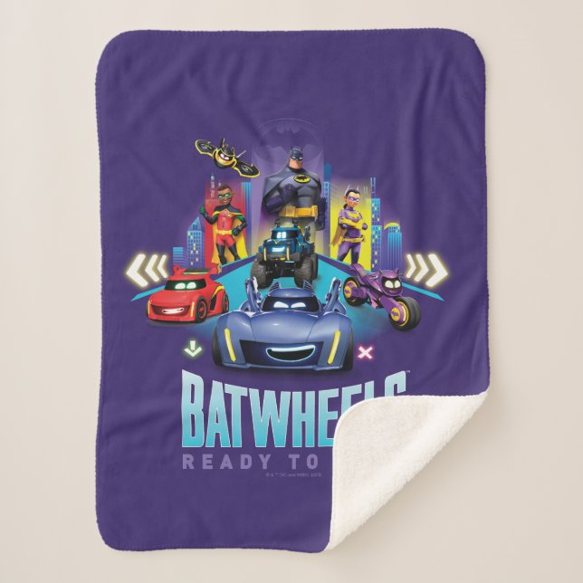 Batwheels™ - Ready to Roll Sherpa Blanket (Front)