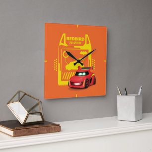 Batwheels™ Redbird - The Racecar Square Wall Clock