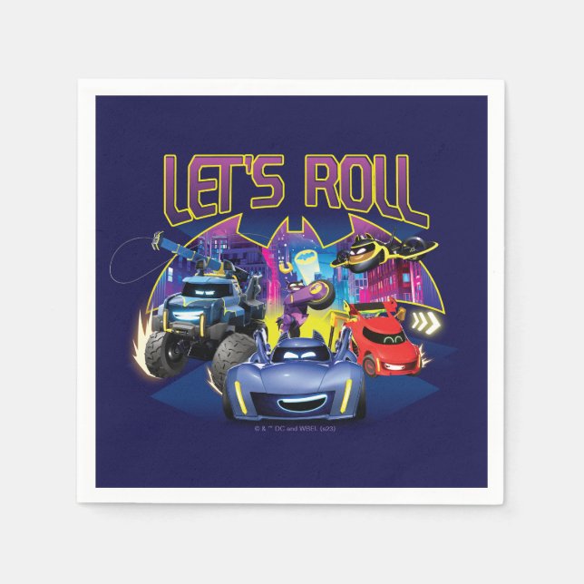 Batwheels™ Team - Let's Roll Napkin (Front)