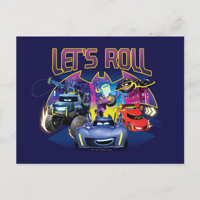 Batwheels™ Team - Let's Roll Postcard (Front)