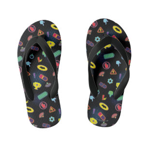 Batwheels™ Vehicle Icon Pattern Kid's Thongs