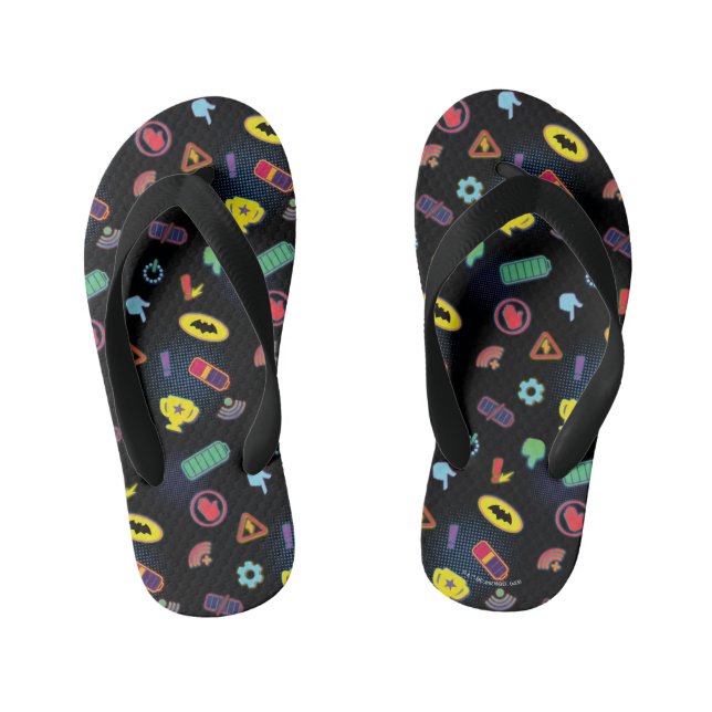 Batwheels™ Vehicle Icon Pattern Kid's Thongs (Footbed)