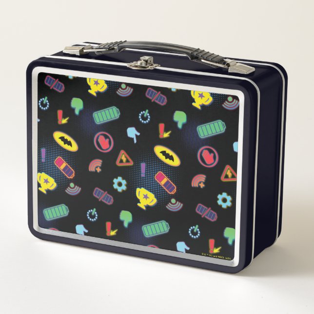 Batwheels™ Vehicle Icon Pattern Metal Lunch Box (Front)
