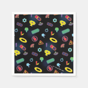 Batwheels™ Vehicle Icon Pattern Napkin