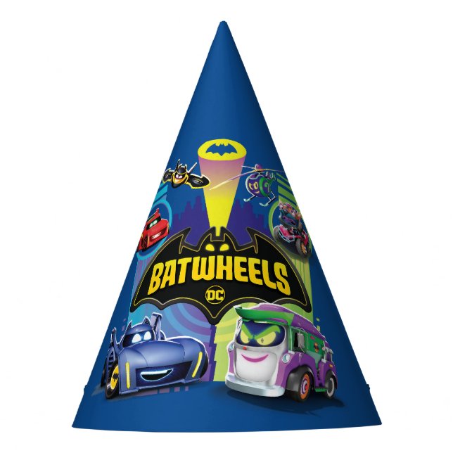 Batwheels™ Vs Legion of Zoom Party Hat (Front)