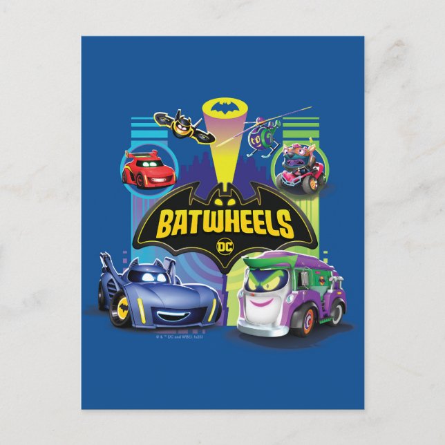 Batwheels™ Vs Legion of Zoom Postcard (Front)