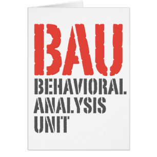 BAU Behavioural Analysis Units
