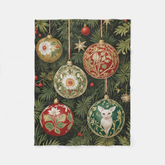 Bauble Brilliance Fleece Blanket