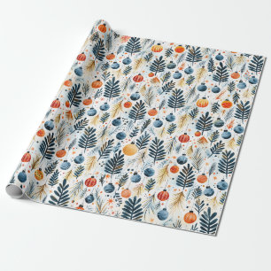 Baubles and Branches Wrapping Paper
