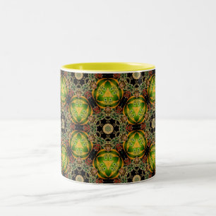 ~ Baubles for Christmas Fractal ~  Two-Tone Coffee Mug