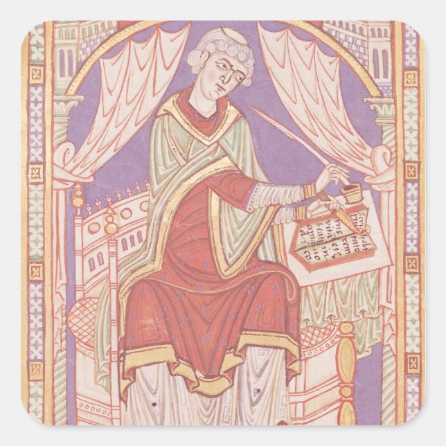 Baudemond Writing Square Sticker (Front)