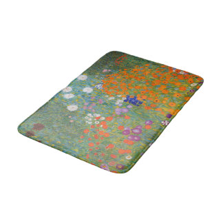 Bauerngarten - Gustav Klimt Bath Mat