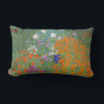 Bauerngarten - Gustav Klimt Lumbar Cushion<br><div class="desc">Bauerngarten - Gustav Klimt</div>