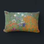 Bauerngarten - Gustav Klimt Lumbar Cushion<br><div class="desc">Bauerngarten - Gustav Klimt</div>