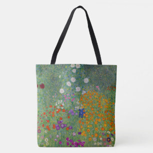 Bauerngarten, Oil Painting, Gustav Klimt Tote Bag