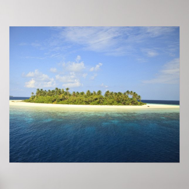 Baughagello Island, South Huvadhoo Atoll, 3 Poster (Front)