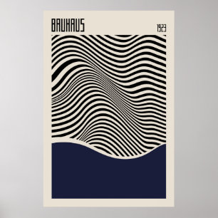 Bauhaus 1923 Retro Design Poster