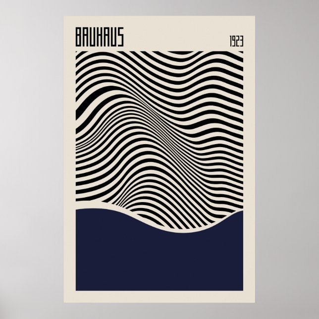 Bauhaus 1923 |  Retro Design Poster (Front)